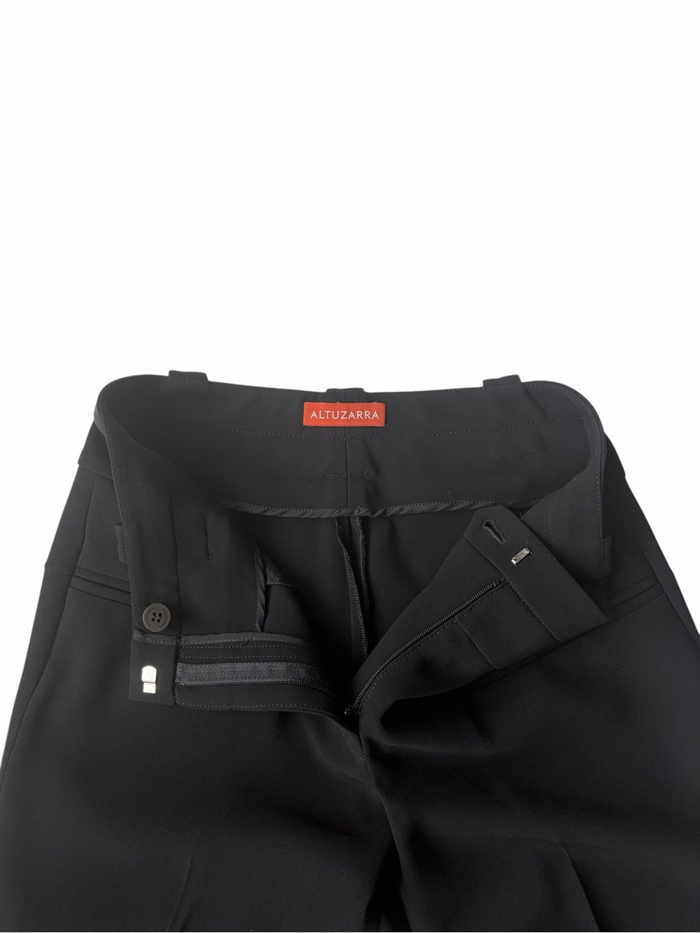 Altuzarra Serge Black Flared Tailored Pants - Picture 3 of 9